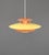 Mid-Century Modern Danish Pendant Lamp in Yellow & Orange Metal, 1970s For Sale - Image 4 of 10