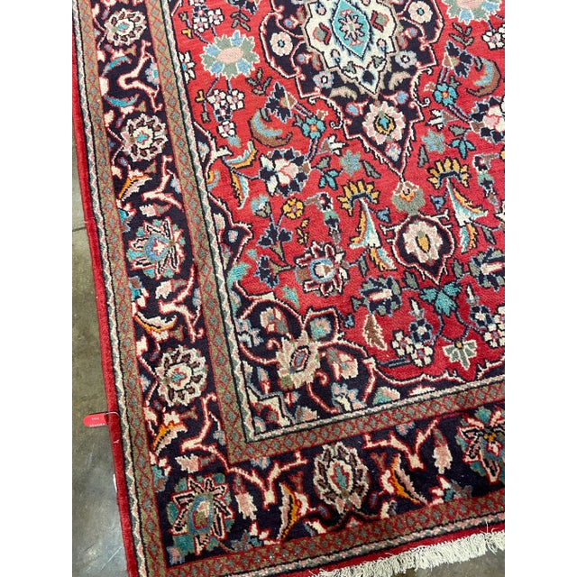 1990s 1990s Old Persian Hamedan Area Rug 4'0" X 6'5" For Sale - Image 5 of 5