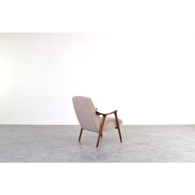 1960s Mid-Century Teak and Bouclé Tenor Armchair from Møre Lenestolfabrikk, 1960s For Sale - Image 5 of 12