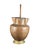 Likely from the middle of the 19th century, this copper pitcher measures about 10.5 inches from bottom to spout, 15 inches...