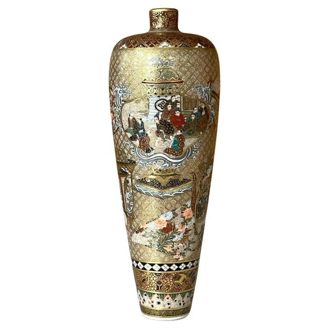 Japanese Seikozan Satsuma Vase For Sale - Image 13 of 13