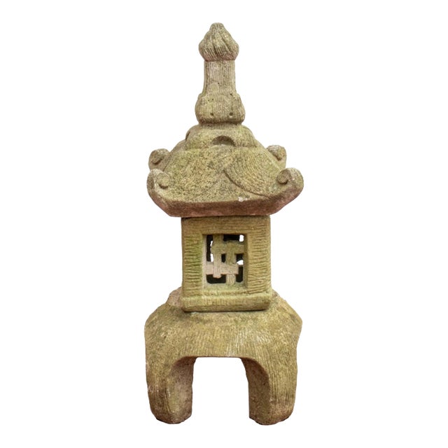 Cement Pagoda Garden Ornament Chairish