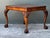 Wood Vintage Chippendale Clam Shell Small Coffee Table For Sale - Image 7 of 12