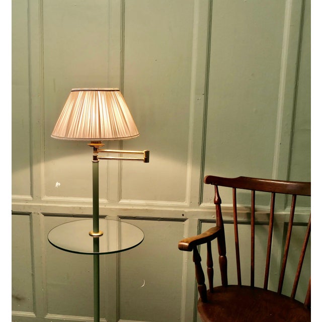 Vintage French Art Deco Adjustable Swing Arm Floor Lamps, 1970, Set of 2 For Sale - Image 6 of 7