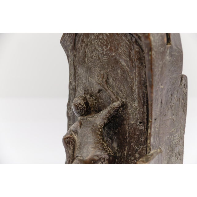 B.G., Figurative Artists Bronze of a Keyhole Door Scene 1991 1/7, 1960s, Bronze For Sale - Image 17 of 18