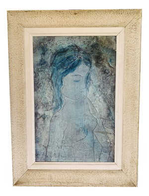 Javier Vilato, Composition, 1956, Oil Painting on Canvas, Framed