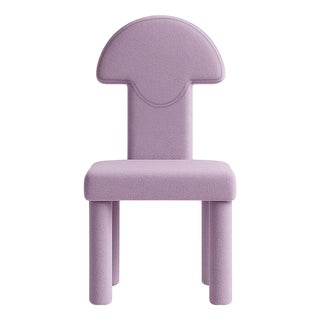 Peggy Chair in Lavander Bouclé by Hommés Studio For Sale