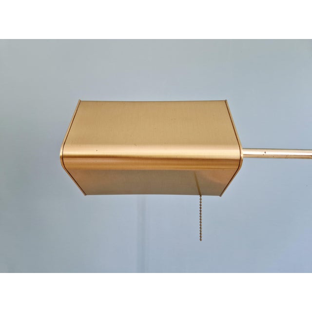 Hollywood Regency Articulated Brass Floor Lamp, 1970s For Sale - Image 11 of 16