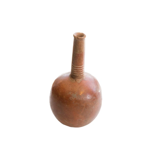 Terra Cotta Antique North African Red Slip Ware Vase For Sale - Image 8 of 8