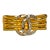 Three Band Two Tone 22 Karat Yellow Gold , 4.5 Gm , CC Ring Size 8.5 For Sale