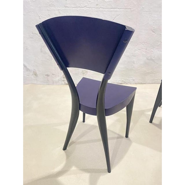 Karina Chairs by J. Mancini & G. Fois-Dorell for Sawaya & Moroni, 1990s, Set of 2 For Sale - Image 10 of 18