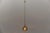 1960s Space Age Petit Opal Glass Hanging Lamp with Chrome, 1960s Germany For Sale - Image 5 of 7