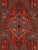 Antique Persian Serapi Carpet Handmade Wool Oriental Rug, Red, Ivory, Light Blue For Sale - Image 15 of 18