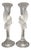 French Crystal Candleholders, 1987, Set of 2 For Sale