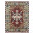 8x10 Sophie Chic Red Traditional Tribal Geometric Hand Knotted Wool Carpet Rug For Sale