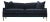 Alcott Sofa, Navy Performance Velvet, Washed Oak Legs For Sale