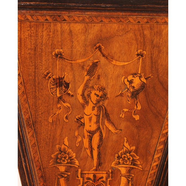 19th Century Walnut and Marquetry Step Stools, 1800s, Set of 2 For Sale - Image 5 of 13