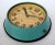 Turquoise Nuatical Vintage Ship's Wall Clock - Seiko Made in Japan For Sale - Image 6 of 7