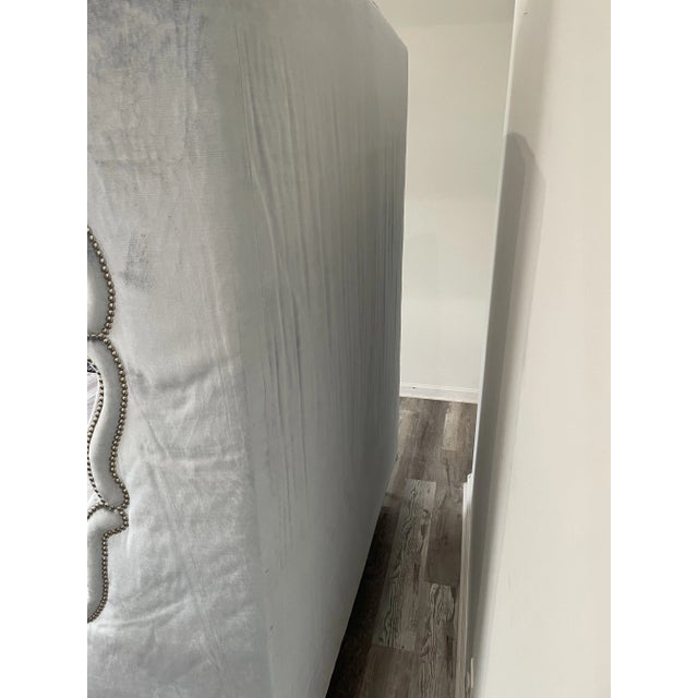 Margot Velvet Tufted Banquette From Haute House For Sale - Image 11 of 11
