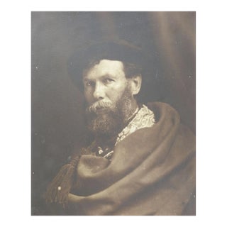 Antique Portrait Photograph of Bearded Man For Sale