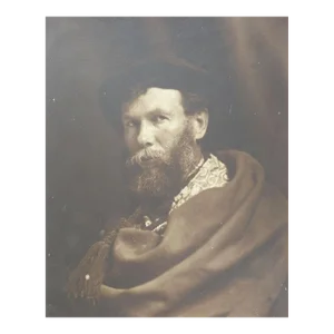 Antique Portrait Photograph of Bearded Man