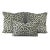 2020s Kravet Couture Tortoise Motif in Anthracite Lumbar Pillow Cover - 12 X 20 - Silver White and Dark Gray Velvet Abstract Agate Pattern For Sale - Image 5 of 5