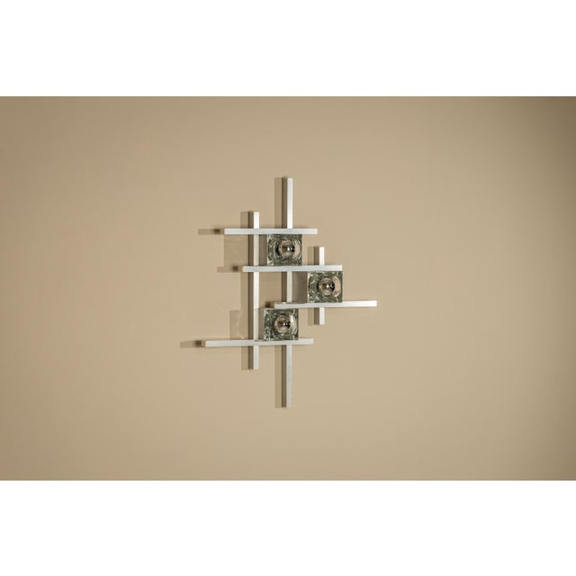 Wall Lamps in Aluminum by Gaetano Sciolari, Italy, 1970s, Set of 2 For Sale - Image 18 of 18