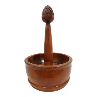 Mid 20th Century Lignum Vitae Turned Lemon Squeezer, from the Carter Burden Jr. Collection For Sale