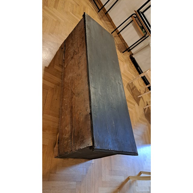 Poplar Lacquered Chest, 1890s For Sale - Image 4 of 7