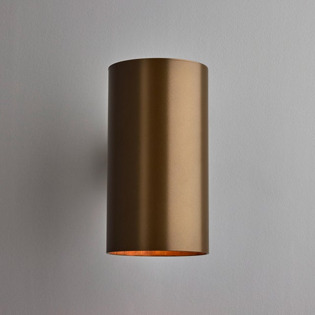 Brown Large Hans-Agne Jakobsson C627 'Rulle' Outdoor Sconce in Painted Brown For Sale - Image 8 of 12