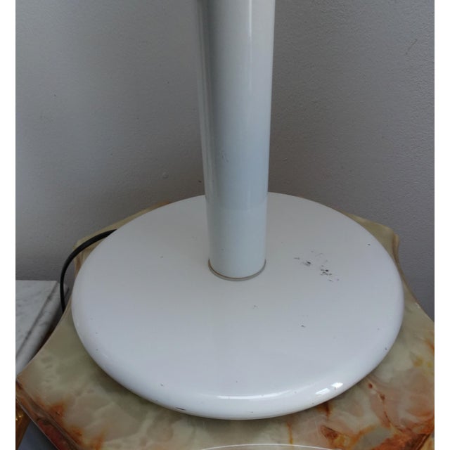 Large Dutch Space Age Acrylic and Metal Table Lamp, 1970s For Sale - Image 10 of 11