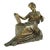 Antique Classical Bronze Woman Reading Plato Statue After Jean-Jacques Pradier For Sale - Image 4 of 9