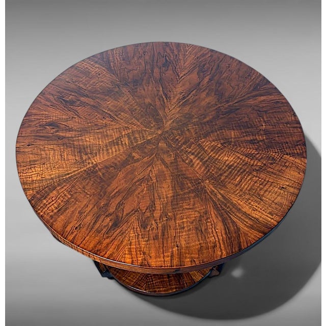 Mid 20th Century Art Deco Italian Walnut Coffee Table For Sale - Image 6 of 18