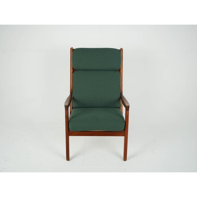 Mid-Century Modern Senator High-Backed Lounge Chair by Ole Wanscher for Cado, 1960s For Sale - Image 3 of 18