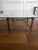1980s Vintage Postmodern Glass & Faux-Bamboo Iron Table Set | Coffee Table + Matching Side Tables For Sale - Image 5 of 12