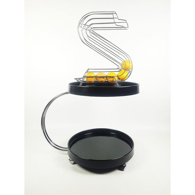 Vintage Bar Cart in Metal and Plastic, 1970s For Sale - Image 10 of 11