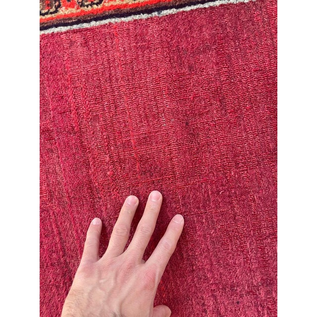 PALATIAL ANTIQUE CARPET Northeast Khorrassan Gem with Smokey Wine, Rug 13.2 x 15.7 For Sale In Milwaukee - Image 6 of 17
