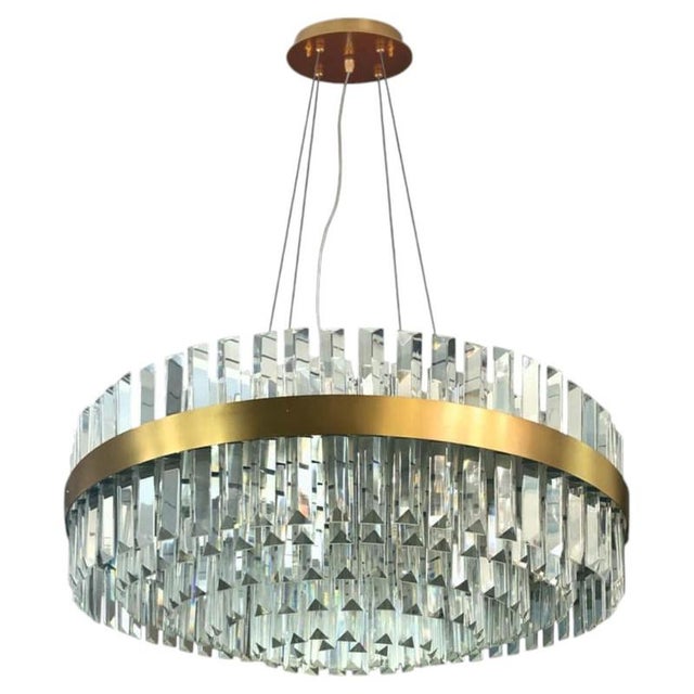 Collection Minerva Chandelier in Metal and Crystal by Jago For Sale - Image 17 of 17