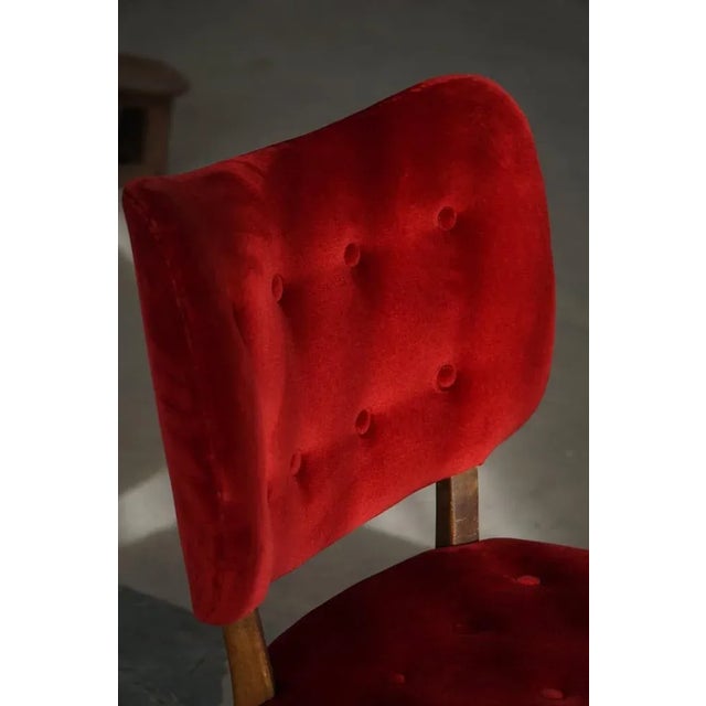 Brown Mid-Century Swedish Vilstol 205 Armchairs by Gunnar Thalberg, 1950s, Set of 2 For Sale - Image 8 of 18