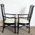 Italian Black Lacquered Sculpted Dining Arm Chairs - Set of 8 For Sale In Miami - Image 6 of 8