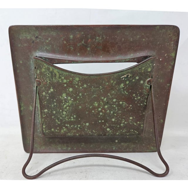 Antique Tiffany Studios New York Bronze Zodiac Signs Picture Frame 8.5" X 7.25" For Sale - Image 9 of 15