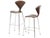 Gold Mid-Century Modern Bar Stool attributed to Norman Cherner, 1950s For Sale - Image 8 of 15