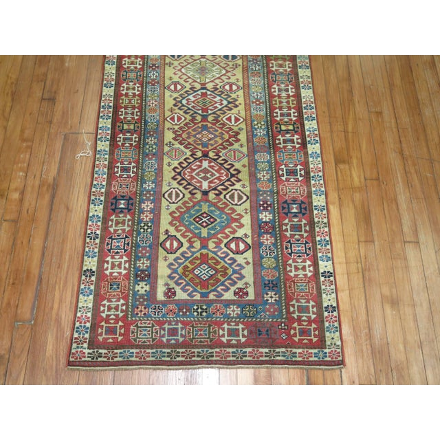 Antique Caucasian Runner - 3'1" x 8'3" For Sale - Image 18 of 18