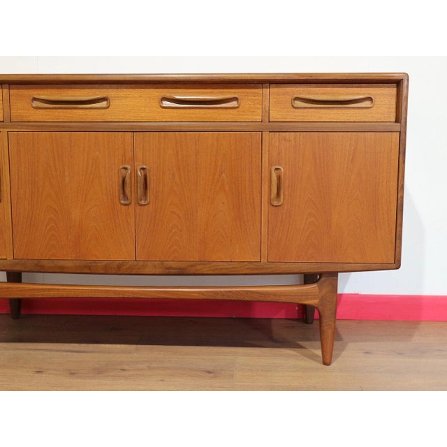 Mid Century Modern Vintage Teak Credenza Sideboard by Gplan Danish Style For Sale - Image 13 of 14