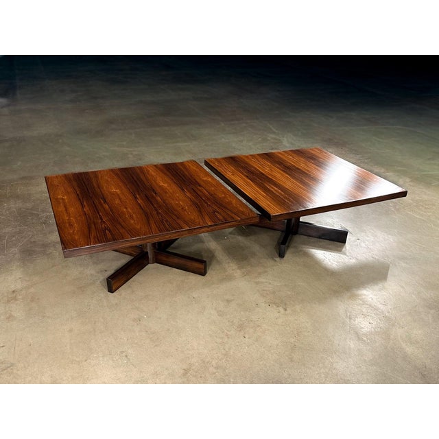 Chanceler Side Tables in Rosewood and Metal, Jorge Zalszupin, 1960s For Sale - Image 10 of 16