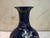Ceramic A Pair of Chinese Old Ceramic Vase,Qing Dynasty Qianlong Marked Blue Ground Famille Rose Porcelain Yuhuchun Vase Flowers and Birds Pattern For Sale - Image 7 of 11