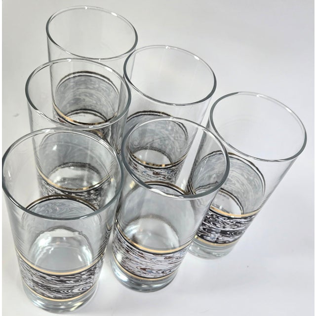 Retro Briard Style Tumblers-Set of Six For Sale - Image 4 of 12