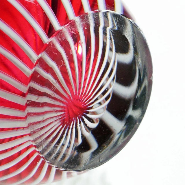 Vase Zebra by Vicke Lindstrand for Kosta 1960s For Sale - Image 6 of 7