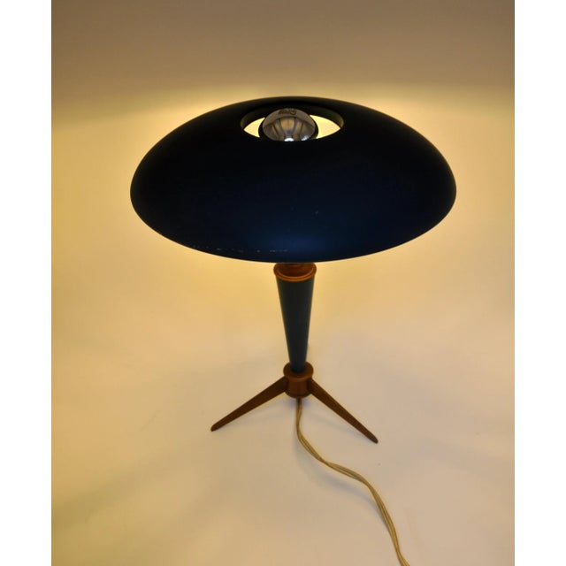 Metal Bijou Table or Desk Lamp by Louis Kalff for Philips For Sale - Image 7 of 10