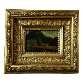 Landscape Composition, 1900, Oil Painting on Canvas, Framed For Sale